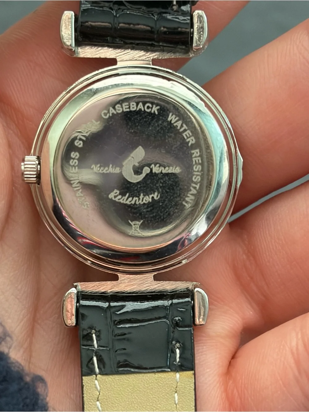 Murano Millefiori Watch With Leather Band